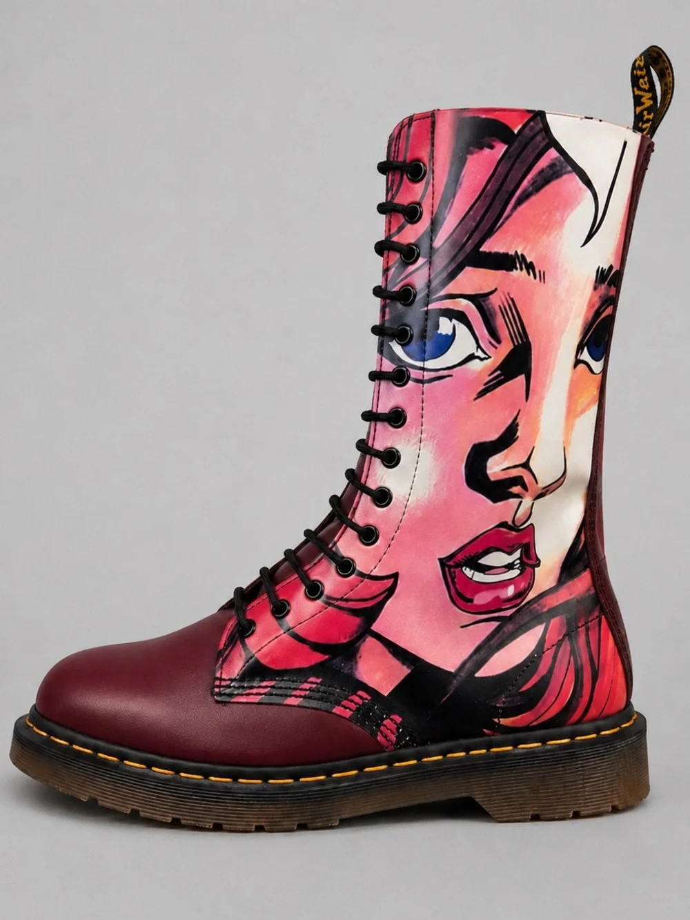 Dr. Martens 1914 Manga Roy Lichtenstein Made In England Women’s size 9 NEW! RARE - Picture 3 of 12